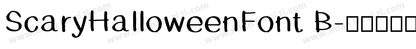 ScaryHalloweenFont B字体转换